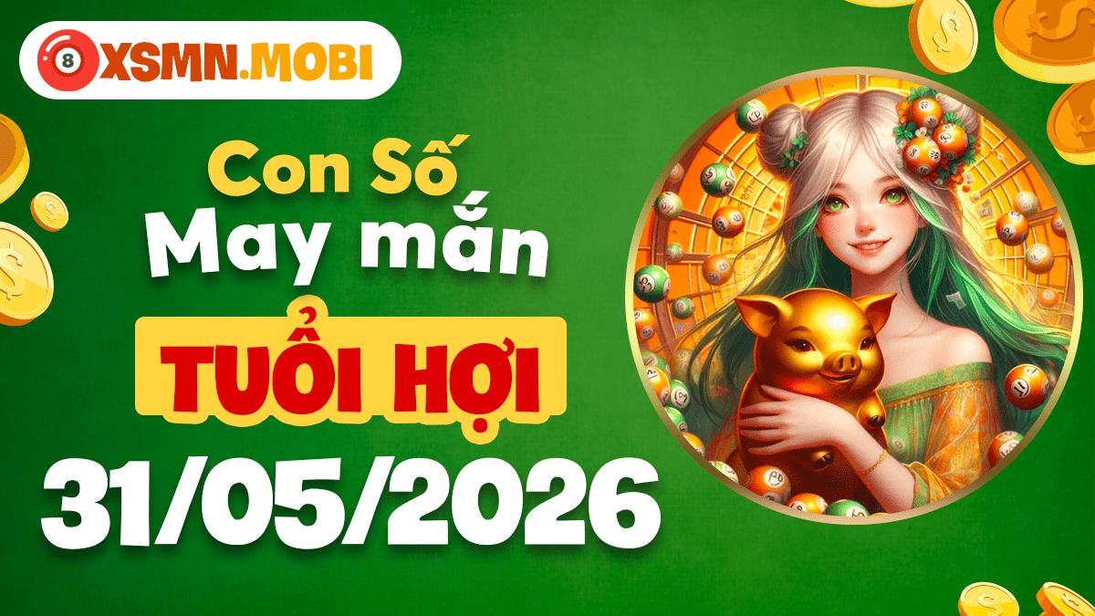 Con số may mắn ngày 31/5/2026 của tuổi Hợi – Vận trình rộng mở