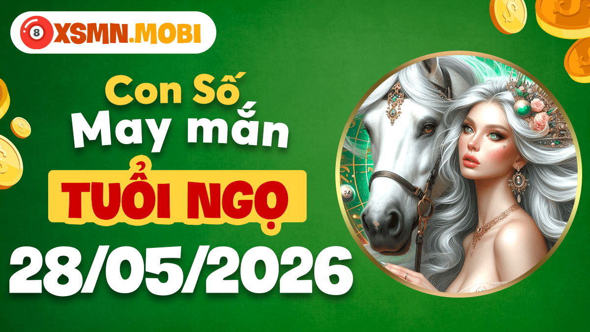 Con số may mắn tuổi Ngọ ngày 28/5/2026: Mã đáo thành công Con số may mắn tuổi Ngọ ngày 28/5/2026: Mã đáo thành công