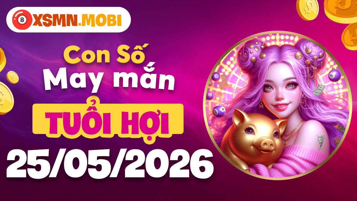 Con số may mắn tuổi Hợi ngày 25/5/2026 mở ra cánh cửa phát tài phát lộc