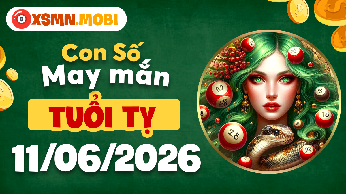 Con số may mắn ngày 11/6/2026 khai mở trí tuệ vượng phát cho tuổi Tỵ
