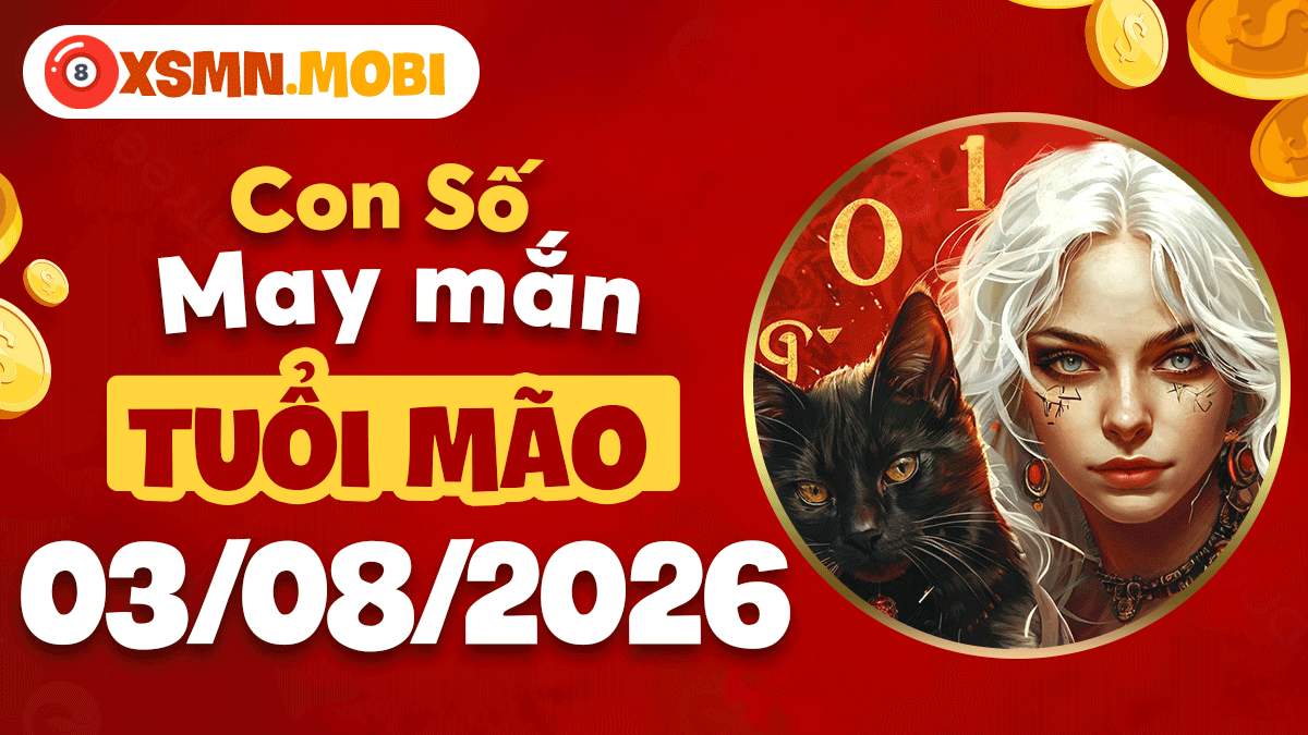 Con số may mắn hôm nay 3/8/2026 của tuổi Mão: Kết nối thuận lợi Con số may mắn hôm nay 3/8/2026 của tuổi Mão: Kết nối thuận lợi