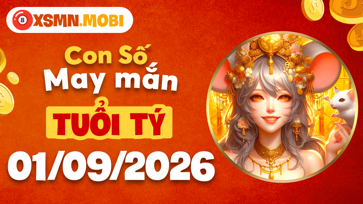Con số may mắn tuổi Hợi ngày 01/09/2026 cân bằng năng lượng âm dương