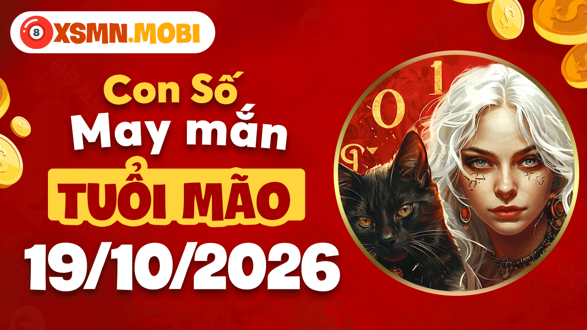 Con số may mắn tuổi Mão ngày 19/10/2026 thu hút duyên lành tốt đẹp