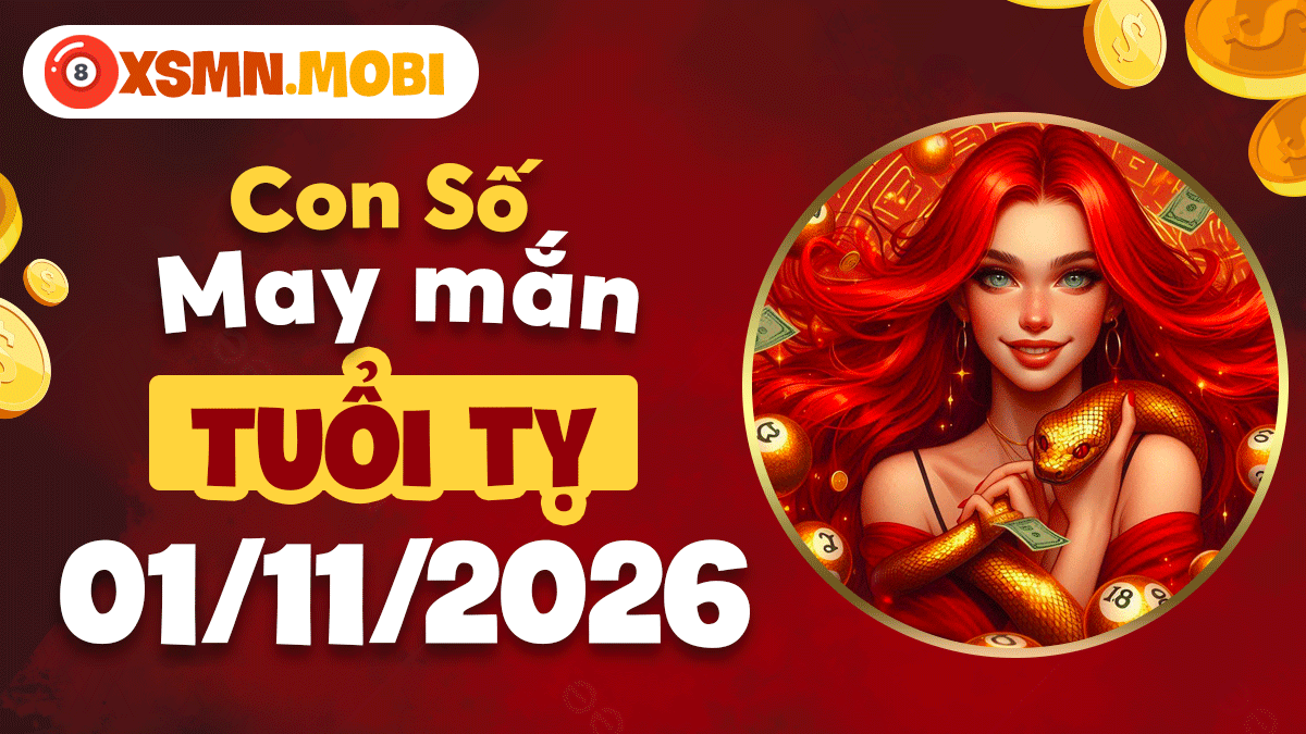 Con số may mắn tuổi Tỵ ngày 01/11/2026: Cơ hội vàng đang về