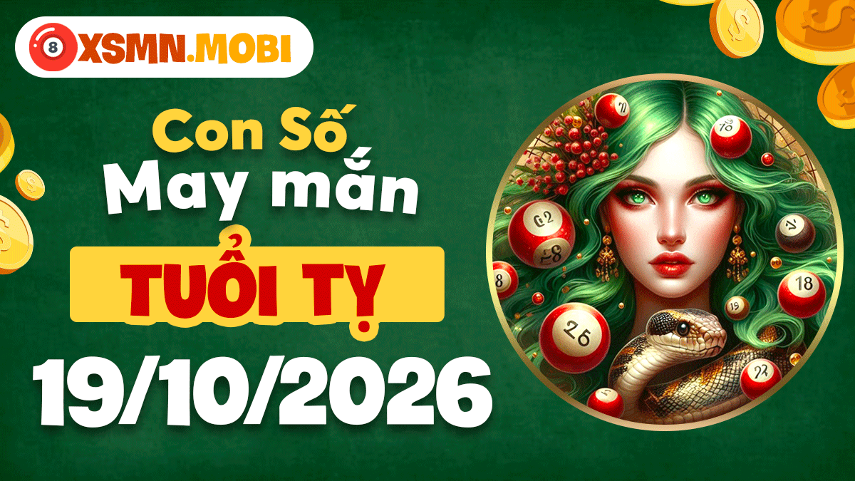 Con số may mắn tuổi Tỵ ngày 19/10/2026 gia tăng vận may bình an
