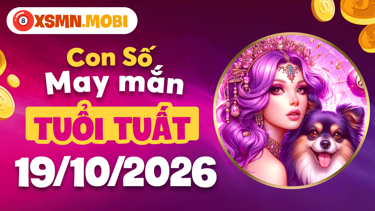 Con số may mắn tuổi Tuất ngày 19/10/2026 củng cố vững chắc tài chính